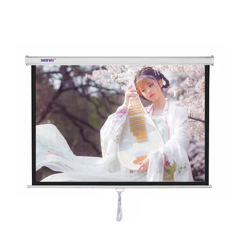  Snowhite 100 дюймов 4:3 кино ручной проекционный экран