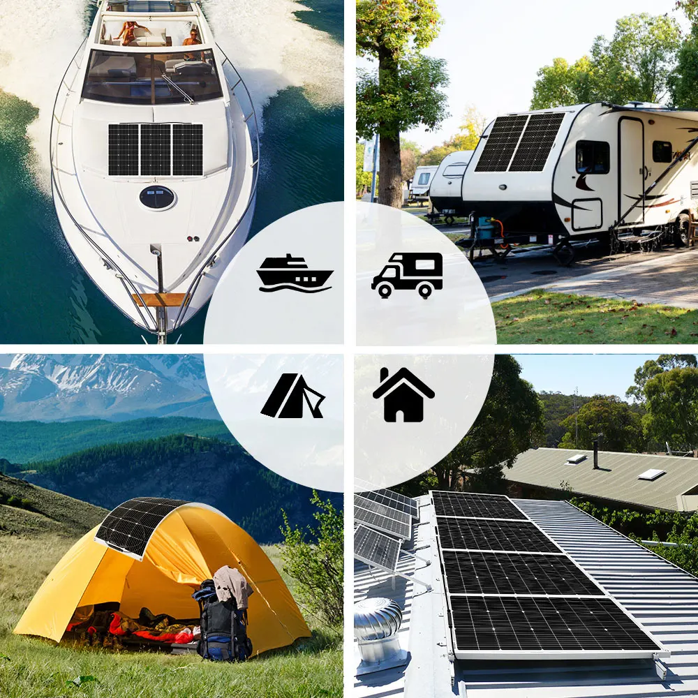 China mono solar panel system for tiny home house small cabin barn boat air conditioner agriculture cost