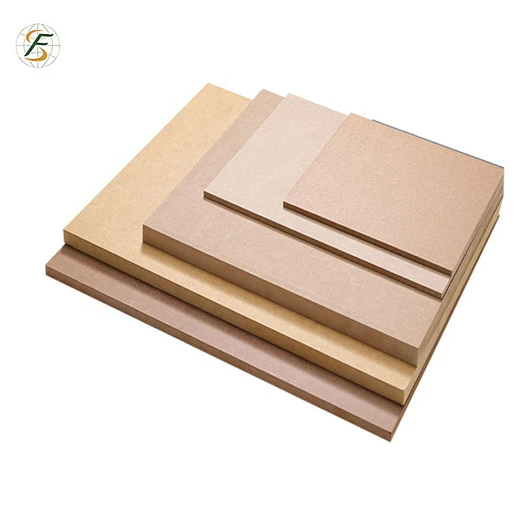 2mm 3mm 4mm 5mm Customize Size Raw Plain Fibreboards MDF Wood/MDF Board/MDF sheet