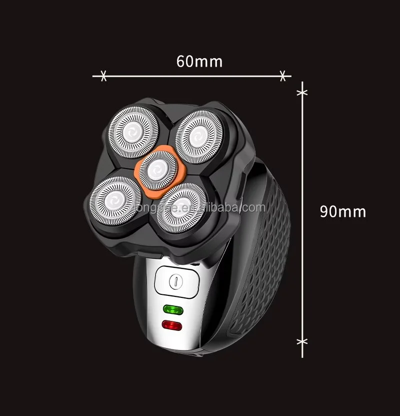 Good prices wholesale electric hair shaver beard trimmer electric head shaver for bald head washable IPX6 portable USB charging