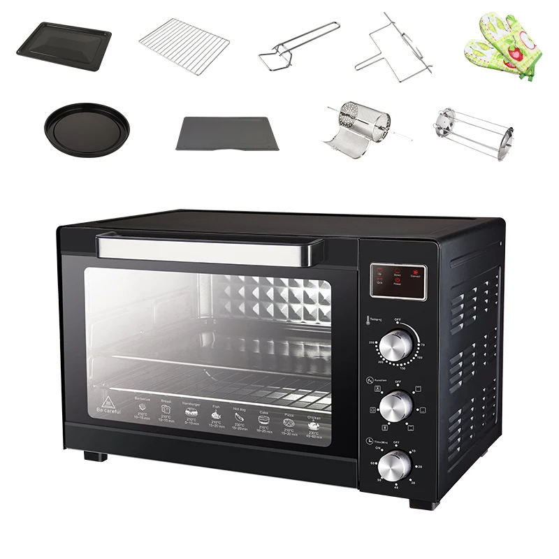 Best quality stainless steel chicken metal portable oven electric household kitchen oven 35L toaster oven