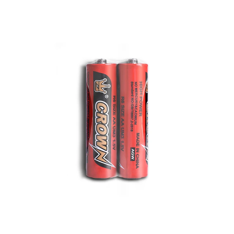 CROWN V заводская цена 1 5 AA AAA углеродная цинковая сухая батарея по хорошей
