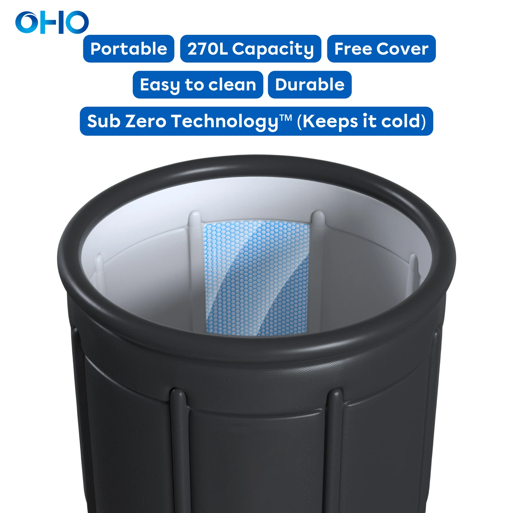 Great pool Portable Spa Pool 3/4/6 Persons Inflatable Hot Tub With Ice Bath Chiller For Sports