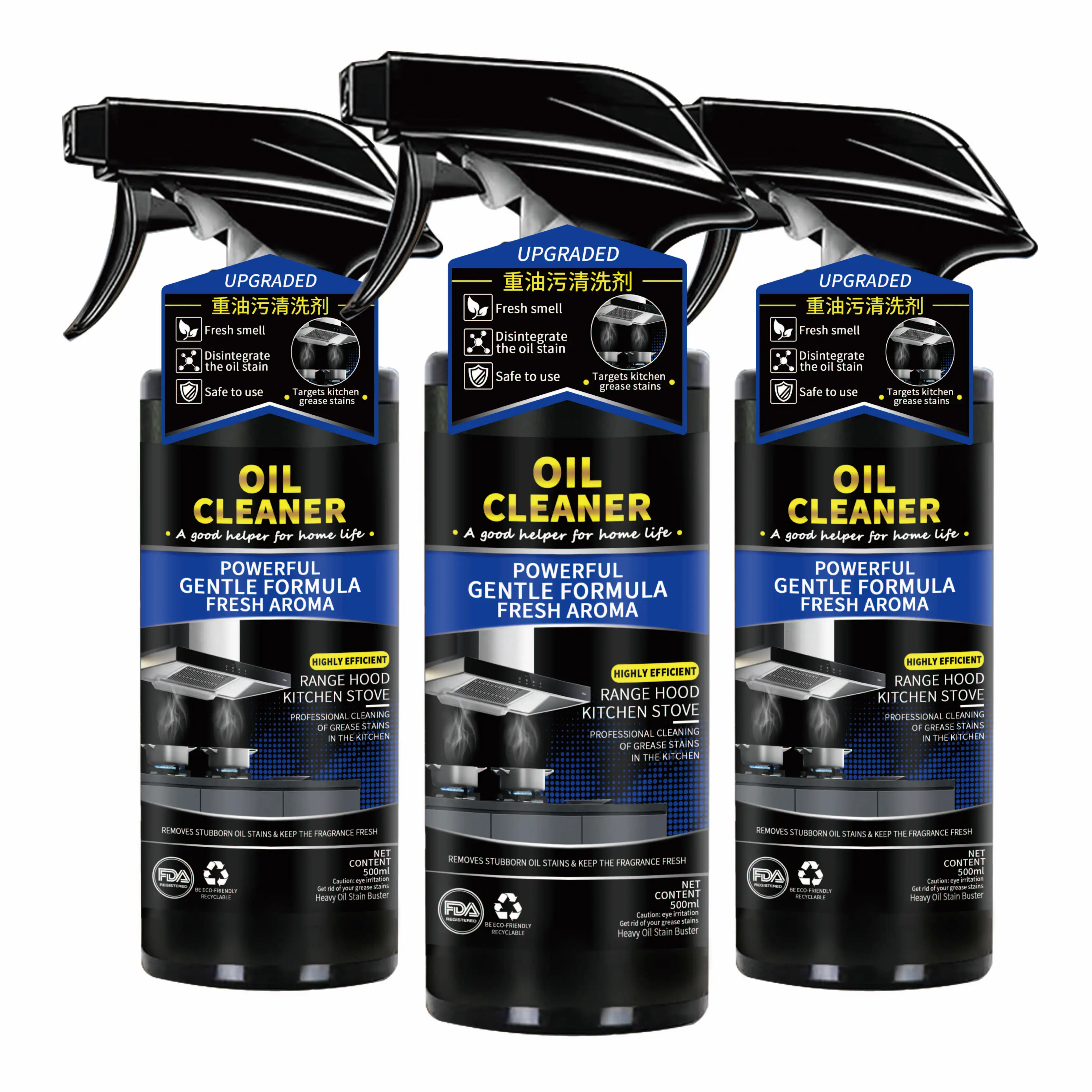 Chinese Factory Wholesale Discount Cheap Price Kitchen Degreaser Removal Oil Stain Cleaner for Deep Cleaning