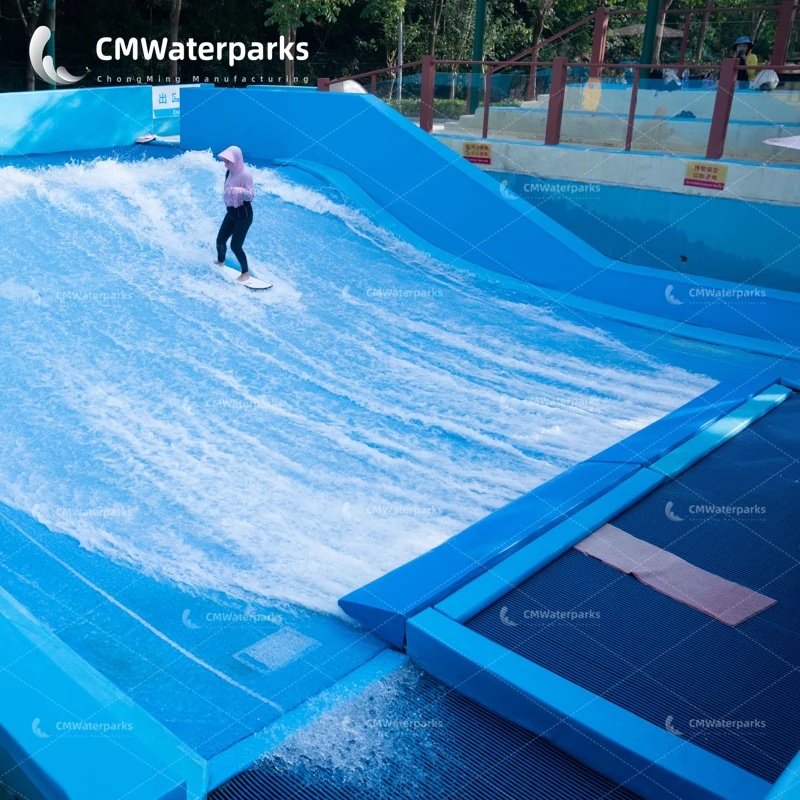 Super Wave CMSS11 Cmwaterparks Surf Machine Carbon Steel Surf Simulator For Training And Fun