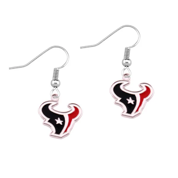 Hot Sale 2023 Fashion NFL 32 Teams Football Earrings High Quality Decorative 32 Teams Ear Pendants Earrings