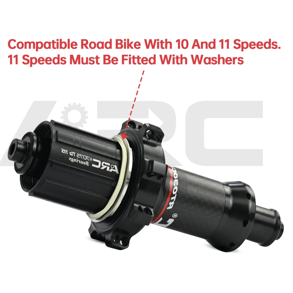 Good Safety Performance Lightweight RT-030FRCB Quick Release Road Bike Spare Part 6 Pwals Front And Rear Hub