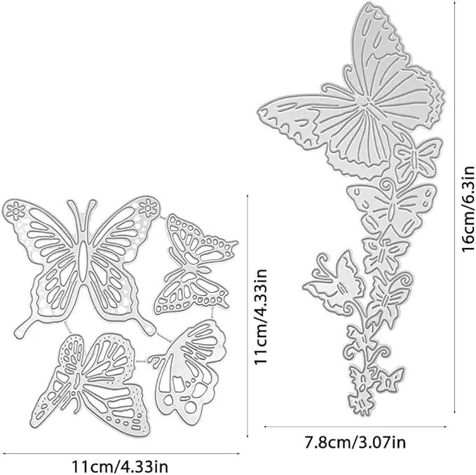 Metal Cutting Dies Leaves Birthday Leaves Stencils Birthday Cards Scrapbooking Paper Card for Craft DIY Stamps Easter Decoration