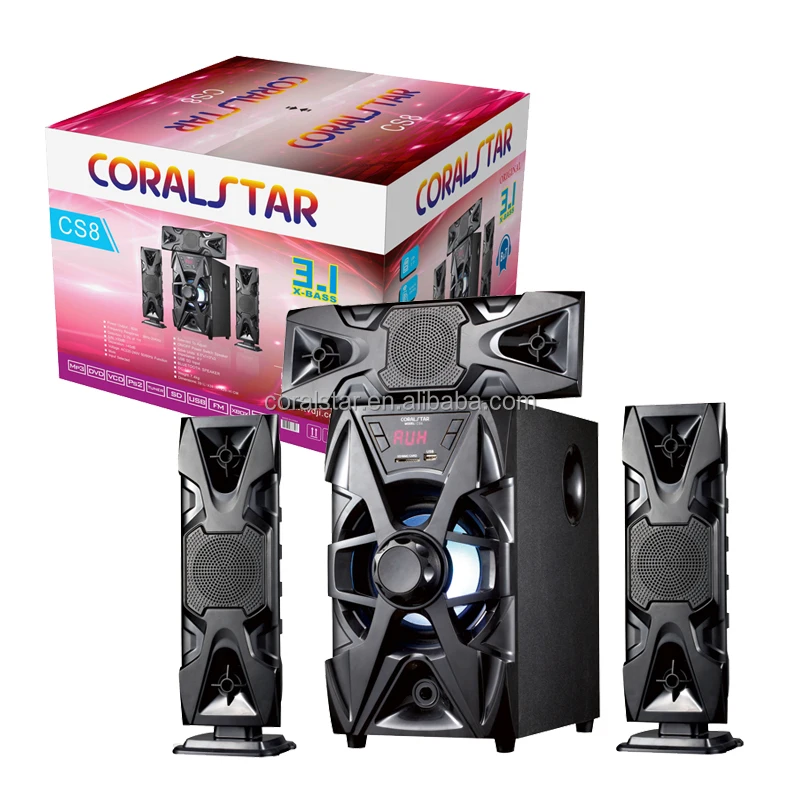 Woofer Sound System Home Theater With Digital Fm  Surround 3D Media Player 3.1 Speaker