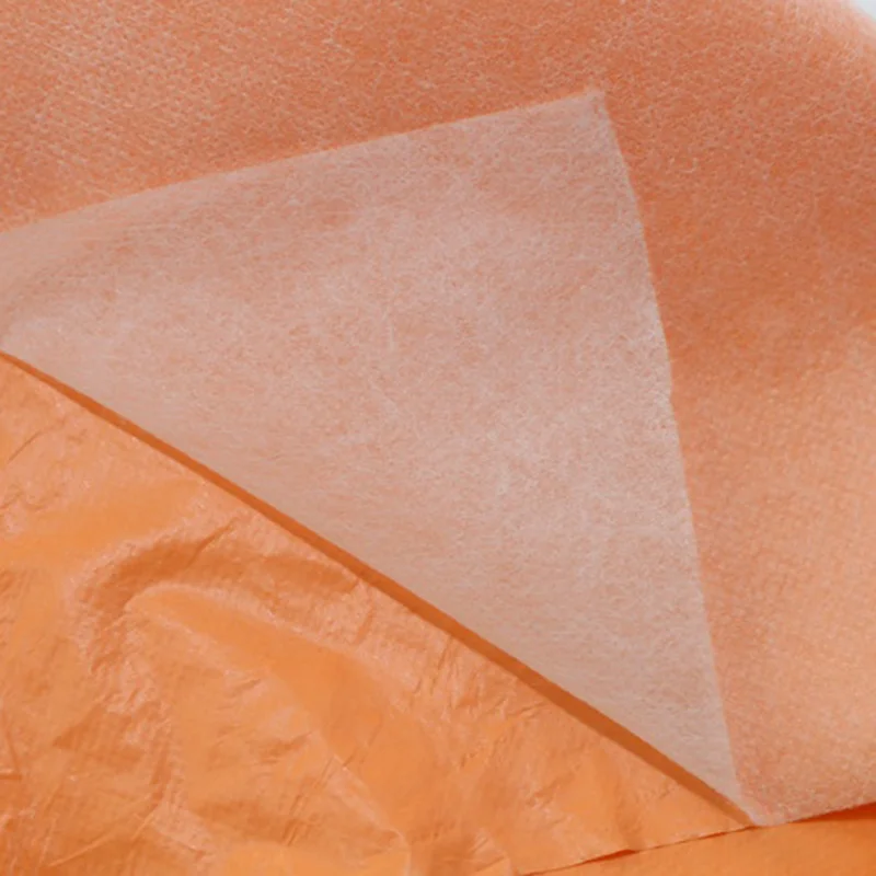 ПП Закручивай скрепленный Водонепроницаемый нетканый материал с pe для нанесения пленочных покрытий