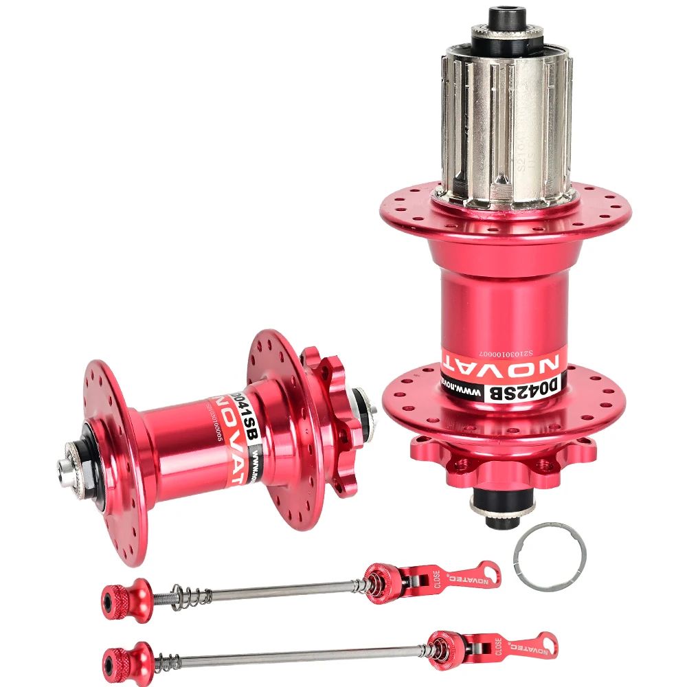 Novatec D041SB D042SB MTB шоссейный велосипед ступица дисковый тормоз 28H 32H 36H Алюминиевый сплав велосипедные ступицы
