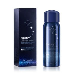 Glitter Spray Factory Wholesale Vegan Highlighter Shiny Long Lasting Face Hair Body Spray Glitter Shimmer Party Clothes