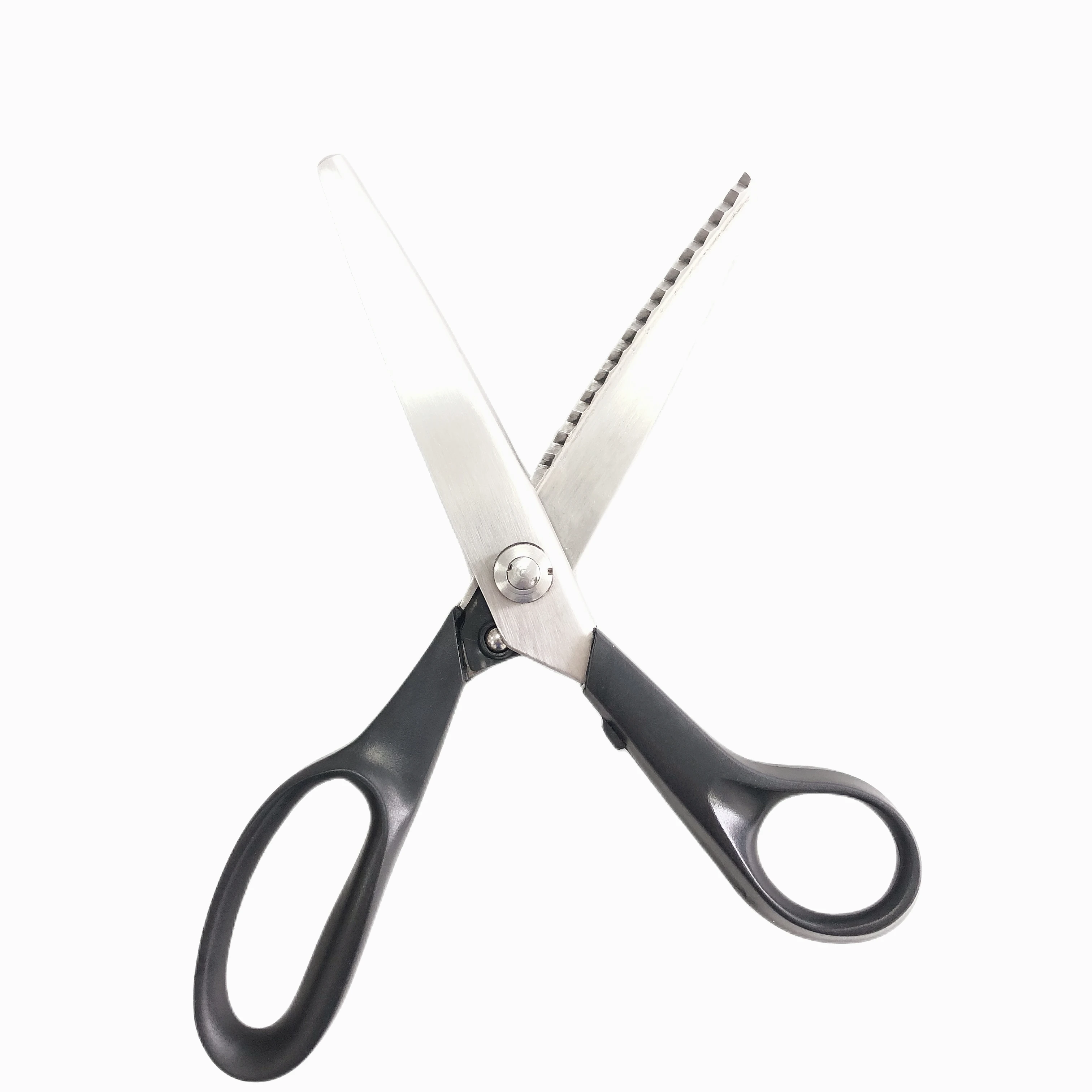 Высококачественные Ножницы Зигзаг для резки кожаной Ткани Швейные ножницы из нержавеющей