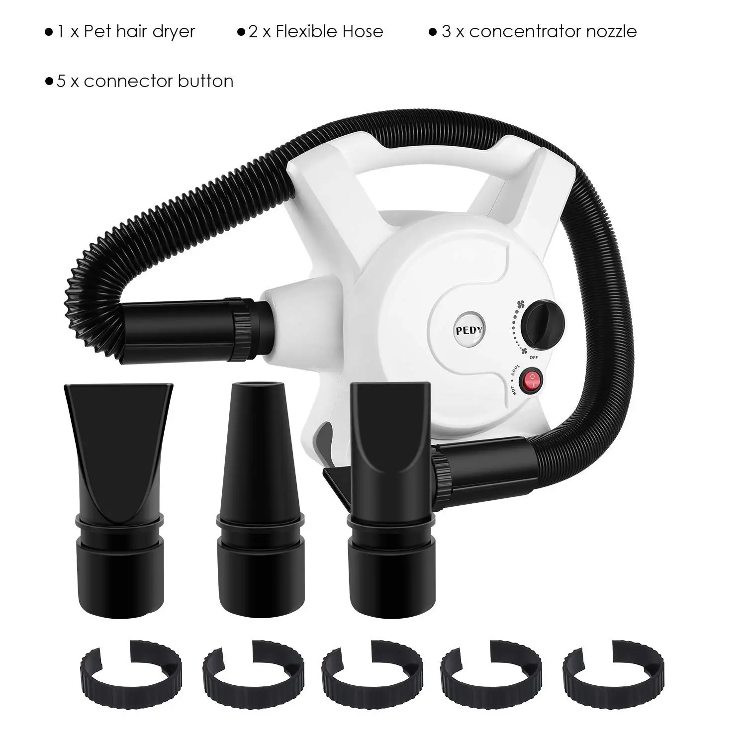 Pro Grooming Dogs Dog Compact Cabinet Pet Business Brushless Hair Bow Plastic Body Wireless Professional Wholesale Blow Dryer