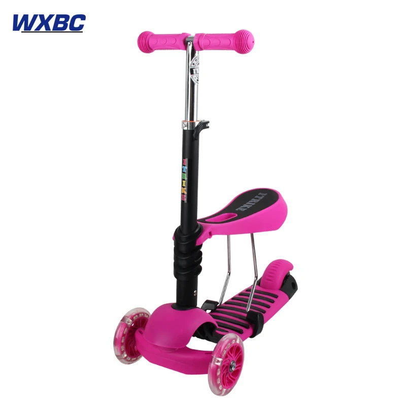  2021 new ride on toys children kids baby kick scooter foot with PU