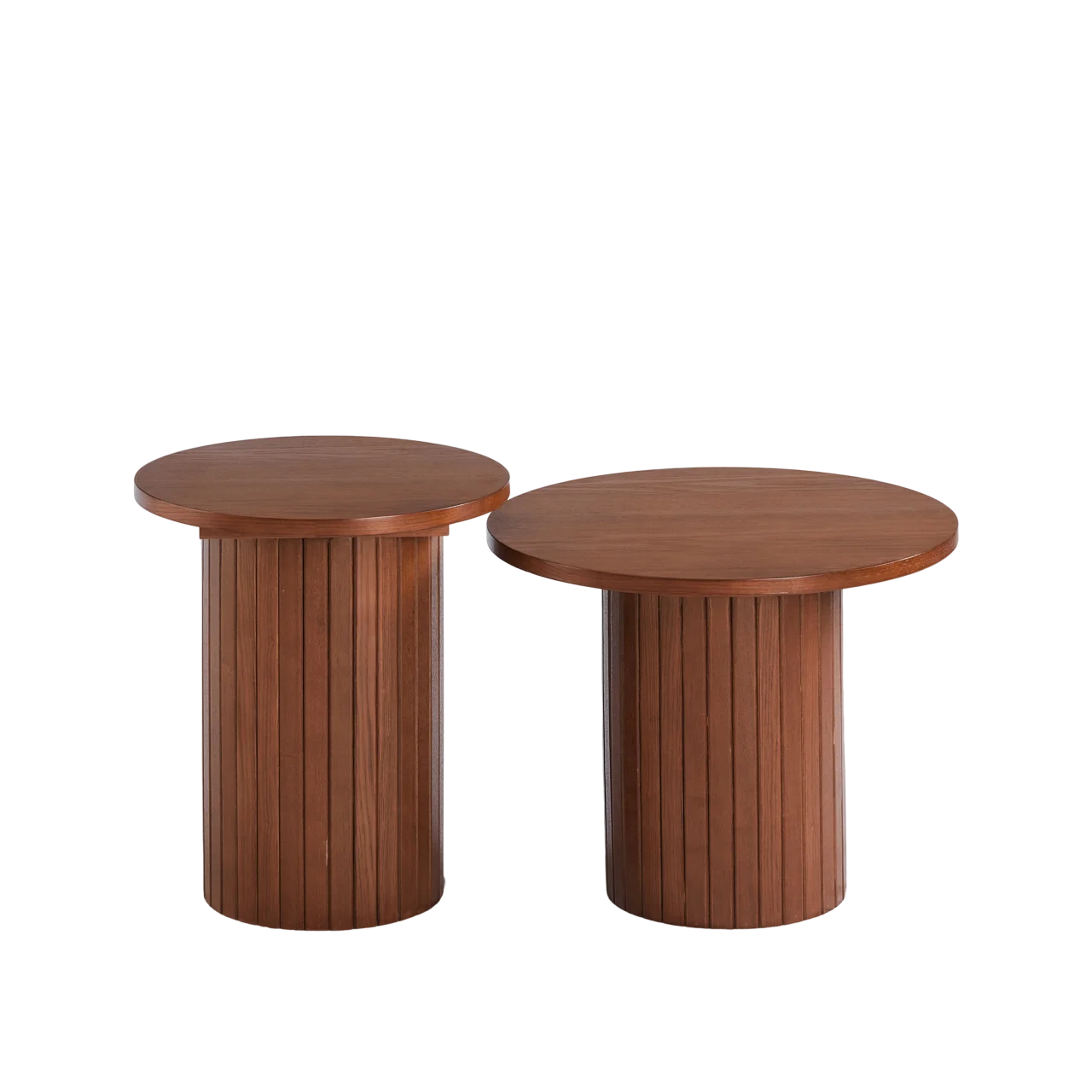 Modern Nordic Design Best Selling Living Room Center Table MDF High Gloss White Round Coffee Table set