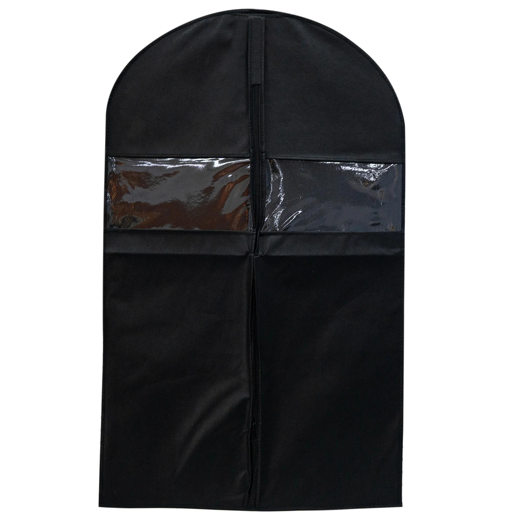Suit Cover Bag Fast Delivery Garment Bag Suit Wedding Cotton Men Clothes Black Customized Logo Item Garment Storage Bag