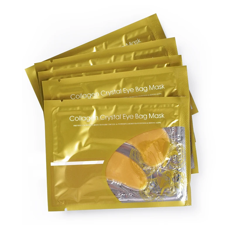 Eyemask Dark Circles Remove Anti-Aging Eye Gel Pads Crystal 24k Gold Collagen Eye Mask Patches Under The Eye