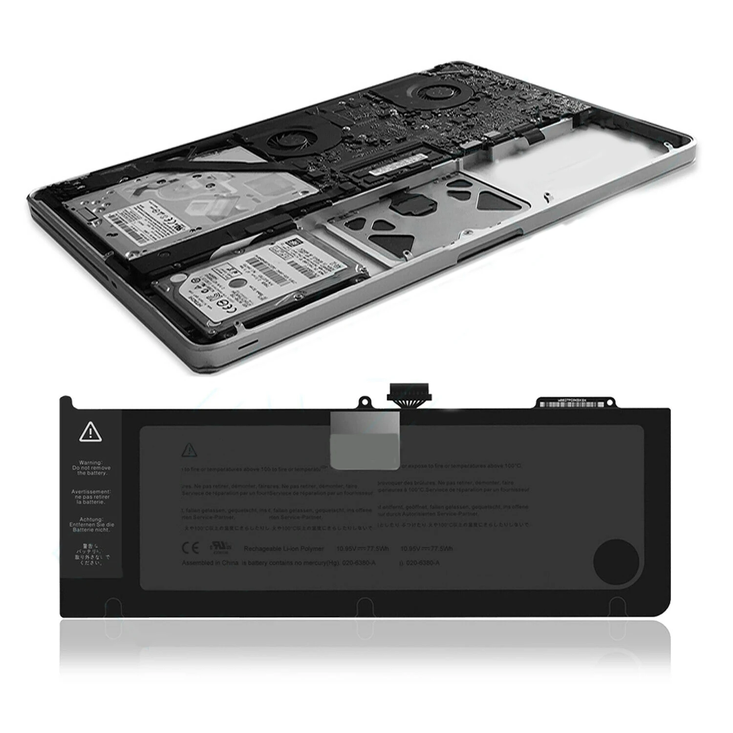 
 Сменный аккумулятор A1321 для ноутбука MacBook Pro, 15 дюймов, A1286, Mid 2009, Ранняя 2010, конце 2010  