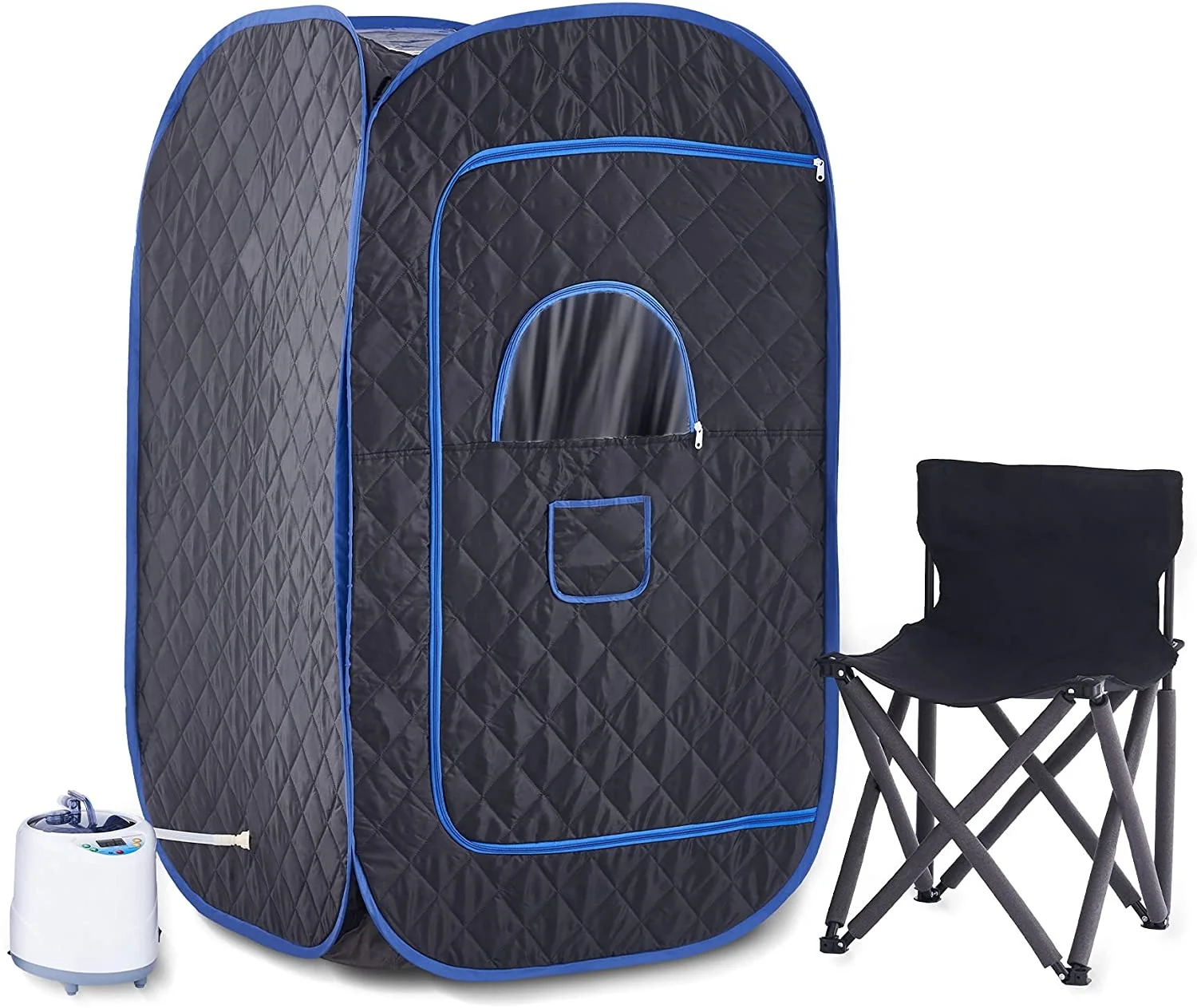 Portable Sauna for Home Office and Travel Home Sauna for Spa Dry and Steam Sauna with Remote Control Steamer Tent