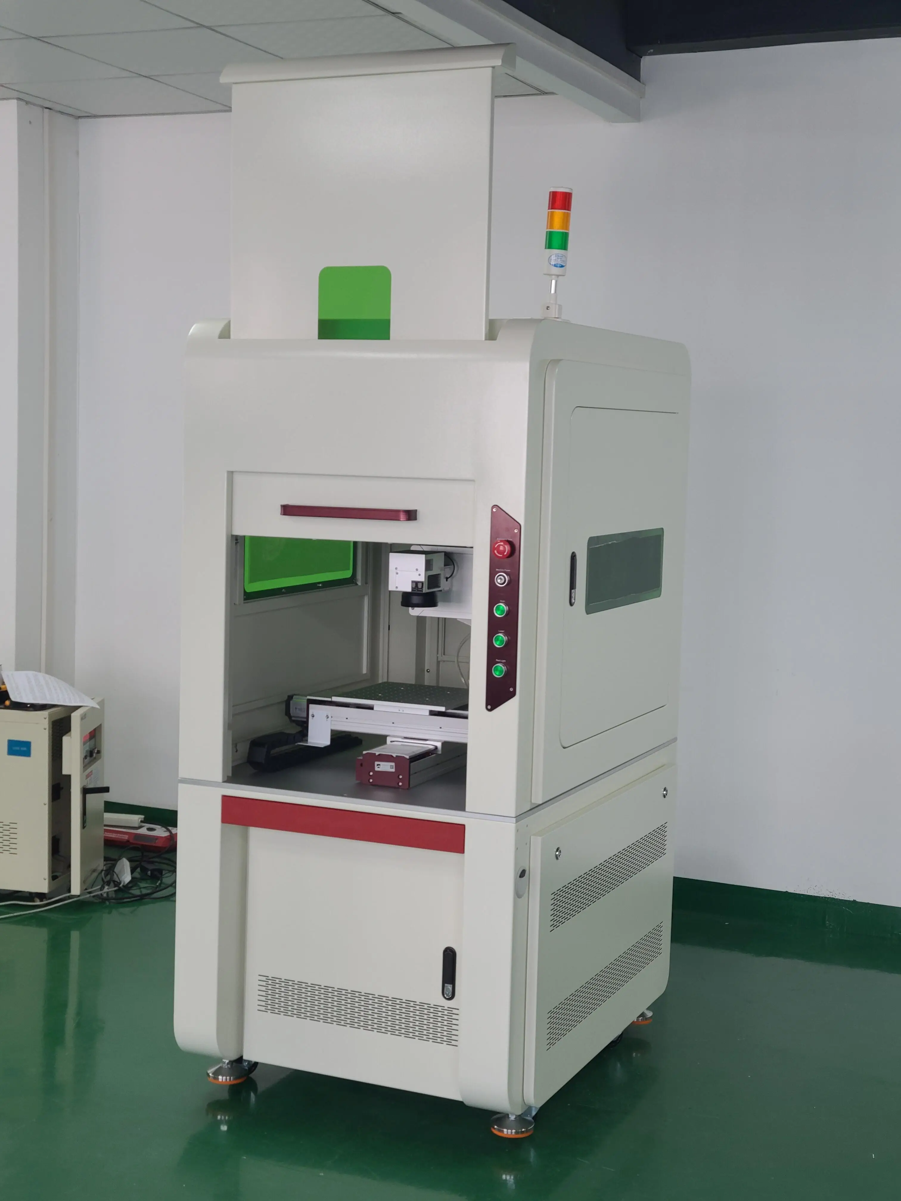 Jcz Brand 5W/10W/20W UV Fiber Laser Marking Machine Full-Enclosed UV Laser Printer Plastic Glass Metal DXF DST PLT DWG BMP