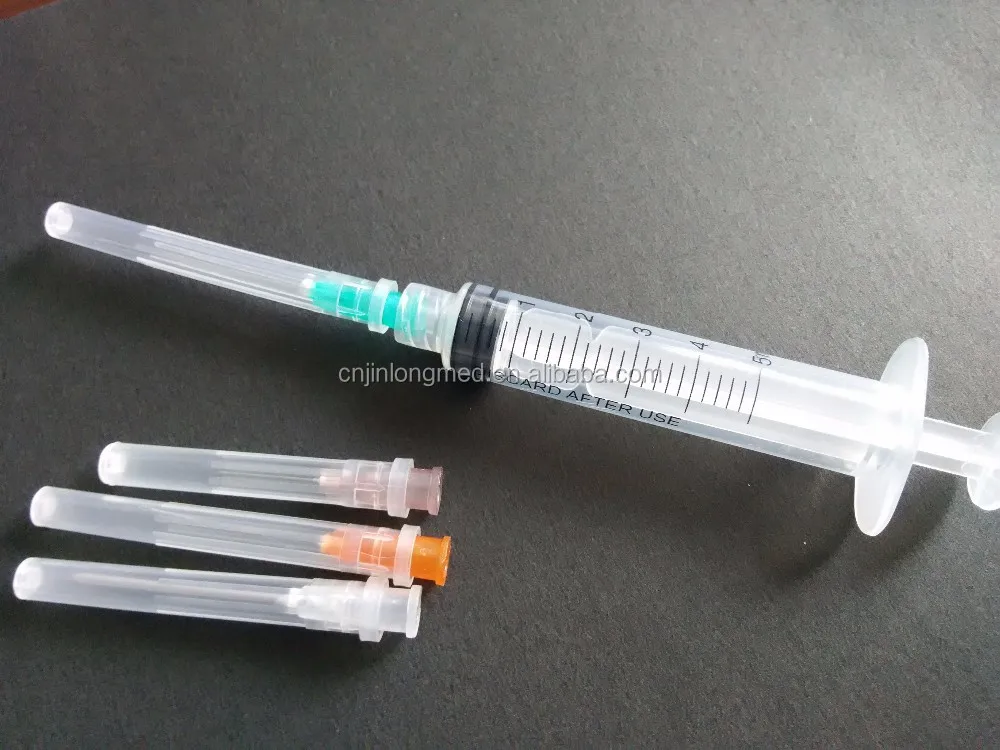 5 мл одноразовый шприц с иглой 23 г 1 1/4 дюйма