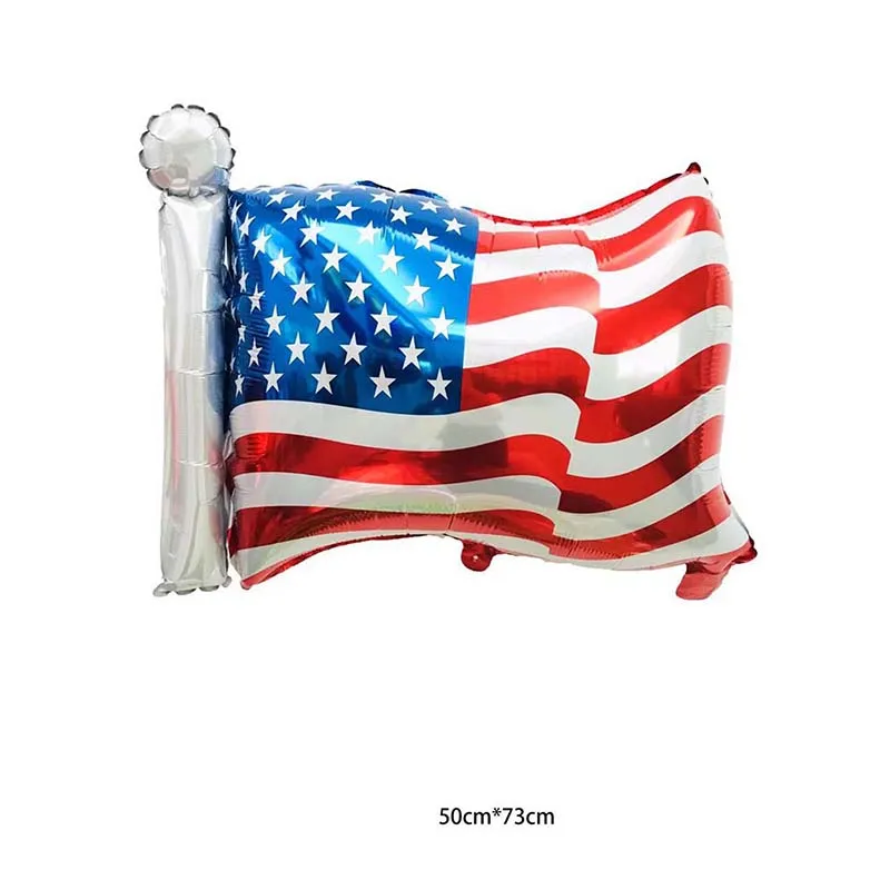 18-дюймовый флаг July 4th Stars America американские фольгированные майларовые воздушные шары для вечеринки