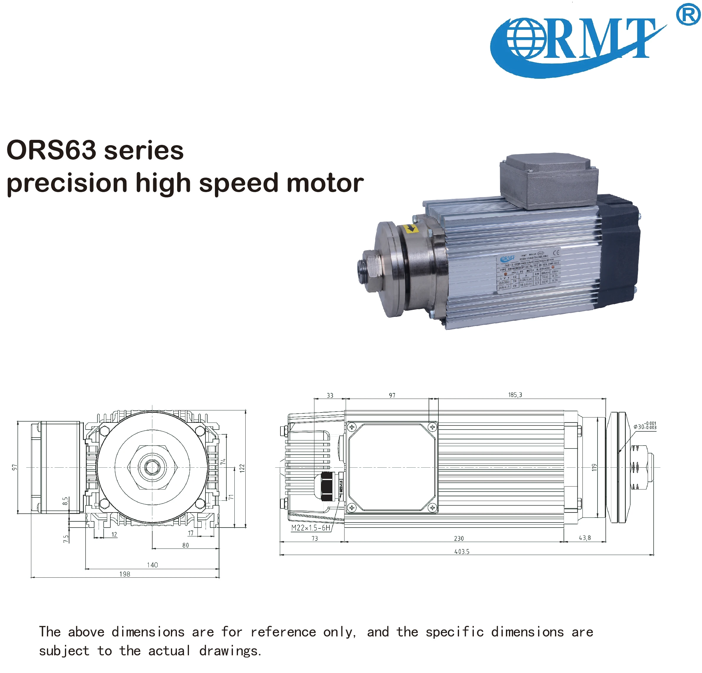 ORS63 3.0kw high torque high speed electric motor electric motor high speed high speed motor ac