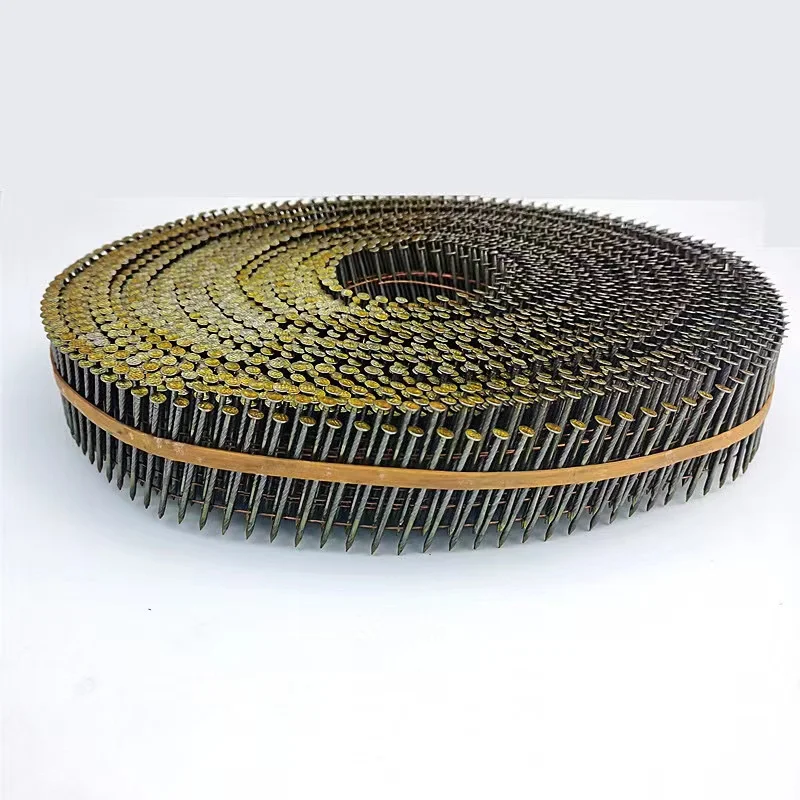 High Quality Machine Grade Big Roll Jumbo Screw Coil Nails