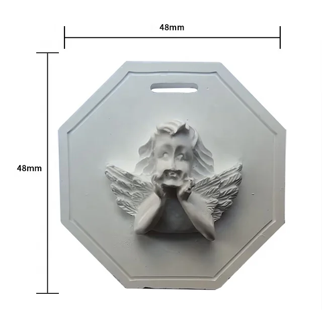 Fuhang Wholesale Customized LOGO Family Car Decoration Hanging Cherub Relief Plaster Diffuse Stone