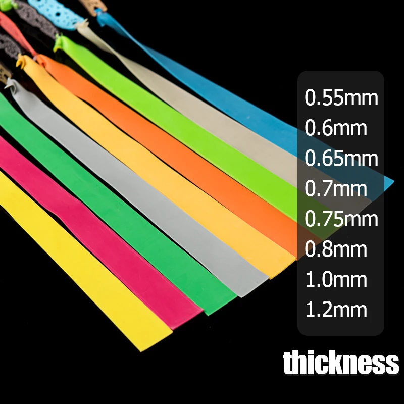 Powerful Rubber Band Strong Flat Elastic Band Outdoor Sports Hunting Accessories Latex High Elastic Rebound Fast