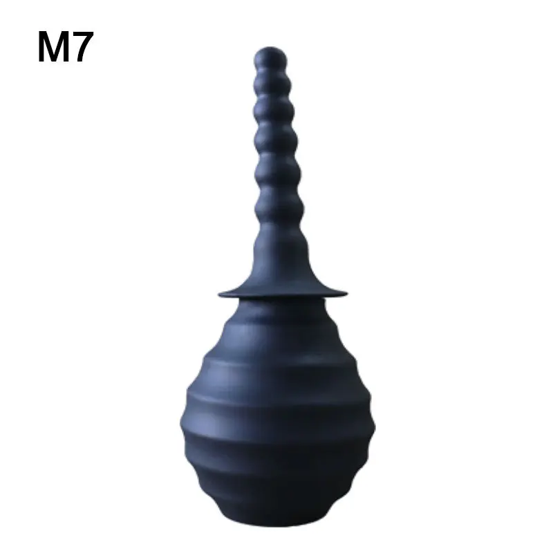 R Silicone Enema Bulb Kit Reusable Comfort Vaginal Cleaner Portable Lube Anal Douche Enema Ball Medical Health Hygiene Tool