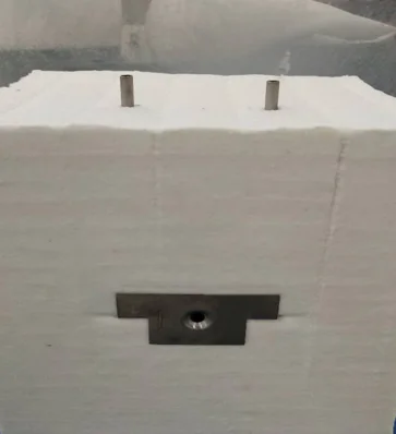 1600C Fireproof Refractory Ceramic Fibers Module for  Electric Oven Insulation