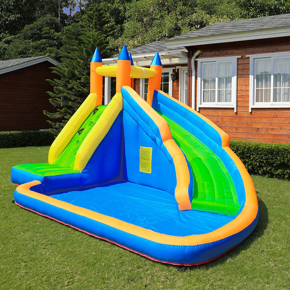 NEW TIME inflatable castle tent sale usa toboggan wholesale manufacturer