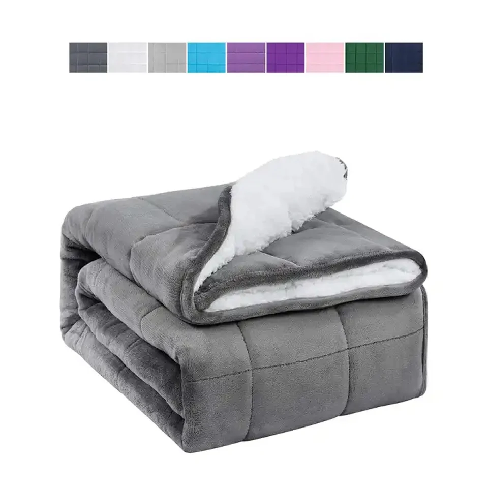 Fleece Throw Blanket for Winter Thick Sherpa Bed Soft Weighted Flannel Wholesale Coral Cheap Warm Polar Children Customized