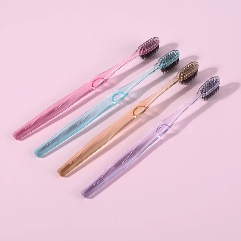 BSCI approved massage gum toothbrush for adults can custom