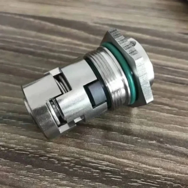 Pump barrel type mechanical seal alloy silicon carbide fluorine rubber corrugated pipe shaft seal