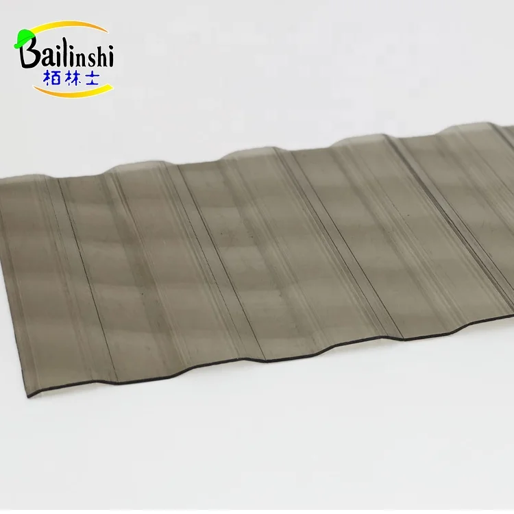 Professional Design Abrasion Resistance Trapezoidal Wave Polycarbonate Sheet