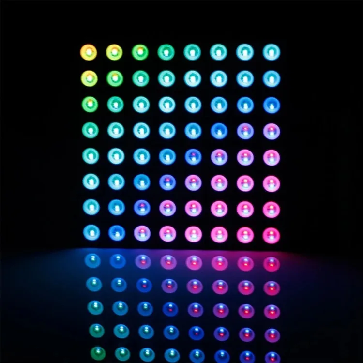 flexible 8x32 addressable p10 rgb panel WS2811 ws2812 ws2812b pixel led matrix