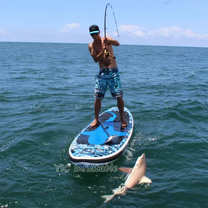 Inflatable Pedal Fishing Boat, Kayak Water Bike, Pontoon Boat with Pedal Drive - Ideal for Outdoor Water Sports & Fishing