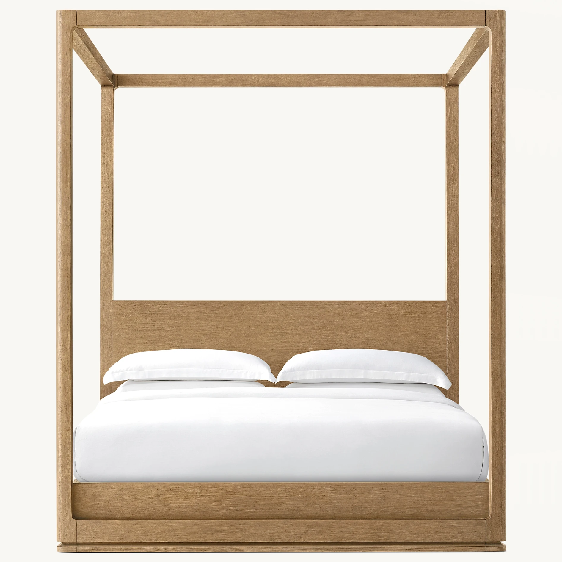 Luxury Classic Design Normal Bedroom Furniture High End Solid Wood Frame King Bed Canopy