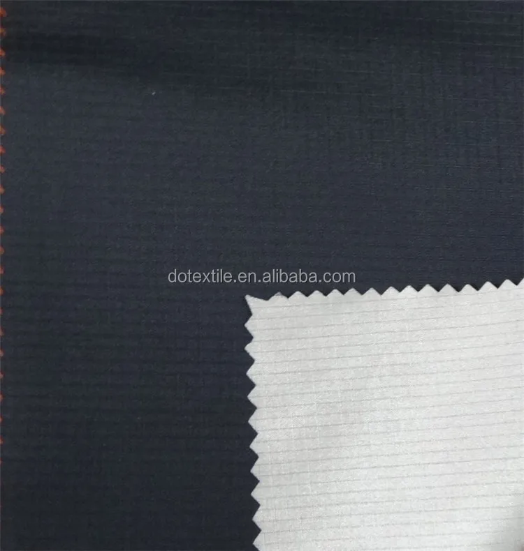 Wujiang textile manufacturer solid durable oxford 210d nylon ripstop fabric for making bag