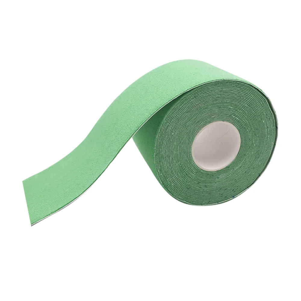 Эластичная цветная Спортивная кинезиологическая лента для снятия боли в суставах, 5 см, 5 м