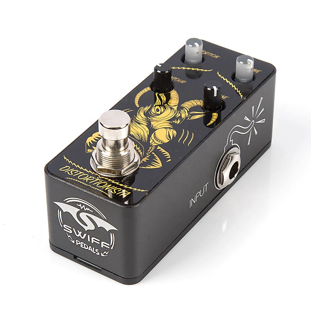 AP01 Distortion Hot-sell Effect Swiff Guitar Pedals Model Wireless Magnetic Pedal