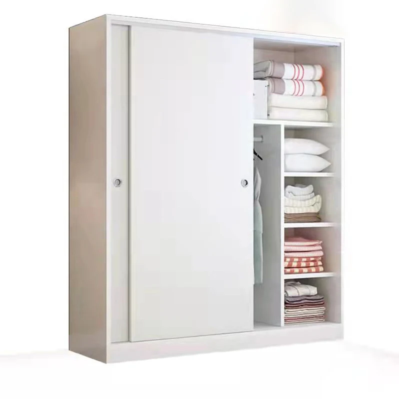 Современная домашняя мебель в скандинавском стиле деревянные шкафы для хранения одежды меламиновая плита спальни с раздвижными