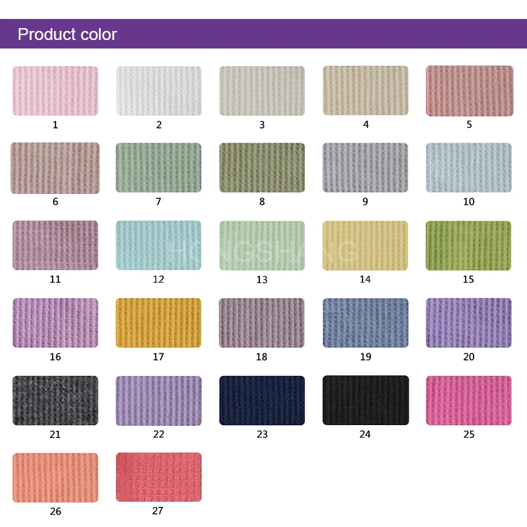 9217# 65% polyester 35%cotton,waffle knitted fabric for the t-shirt and vest