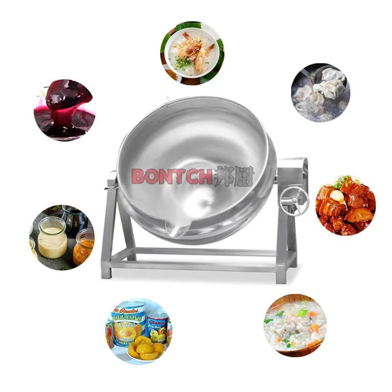 
Factory direct supply steam jacket kettl price 200 liter with stirrer electric 