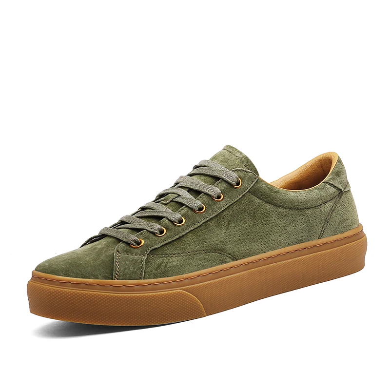 New Arrival  Leather Low-Top  Board Casual Sport Shoes For Men