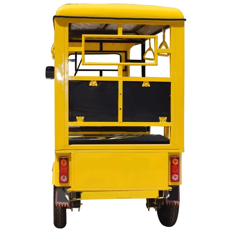 High Power 1000W Electric Tricycle 60v Three-Wheel E-Rickshaw with Steel Frame and 5 Passenger Seats