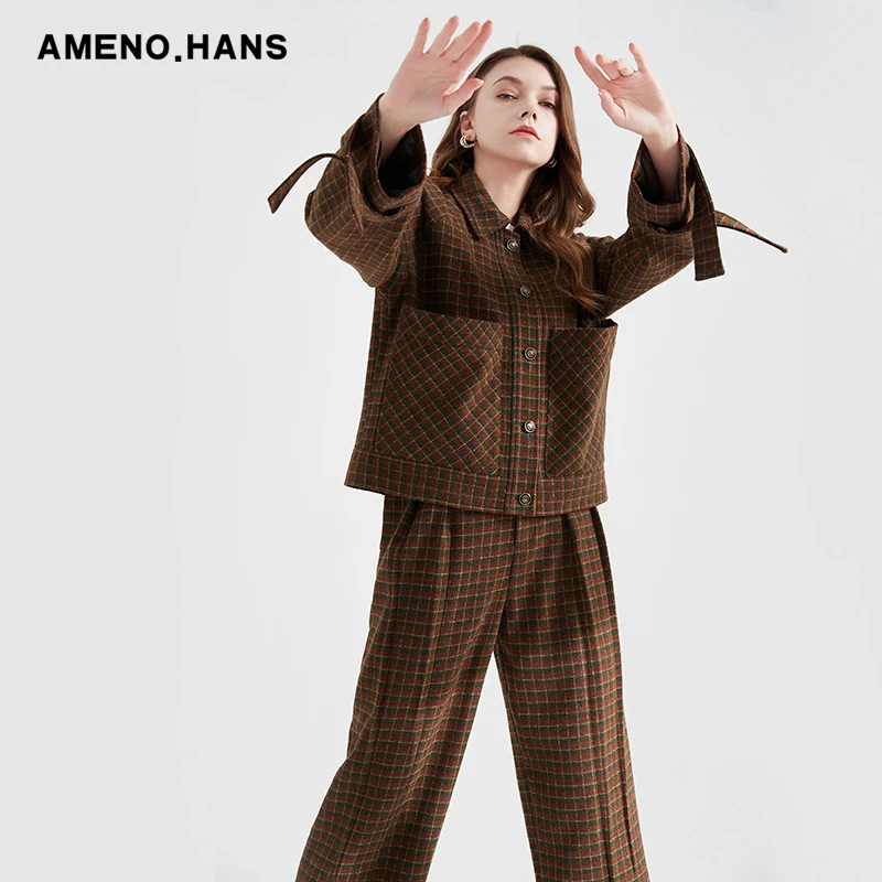 High Quality Spring Set Women Outfit Jacket And Trouser Suits Sets Girl Set Clothes For Woman